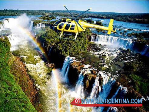 Helicopter Iguazu falls